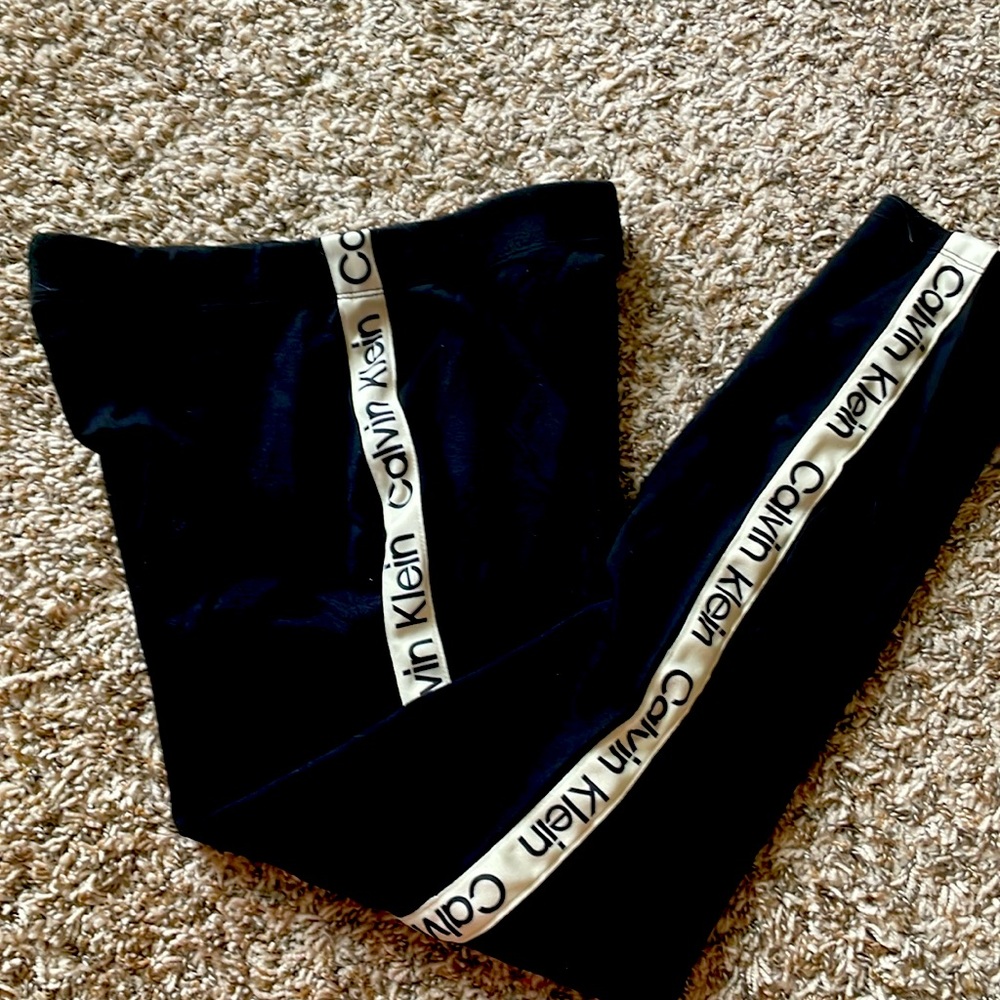 Calvin Klein Performance Workout Women’s Stylish Black Leggings Size M